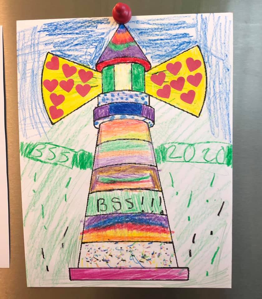 BSS Students are READY to come home!   Some have event taken the time to express their joy.  THANK YOU C. Black (rising 3rd grade) for this beautiful illustration!    We are READY FOR YOU!   See you Monday, August 10th.