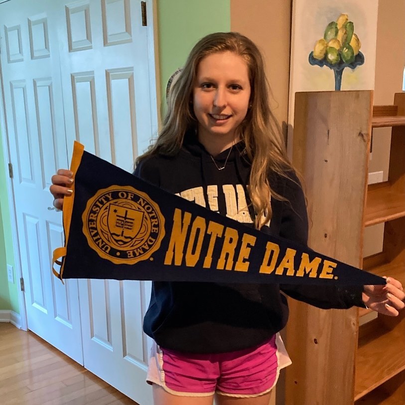 BSS Alumni (2017) Mattie Lossing is accepted to Notre Dame University. 