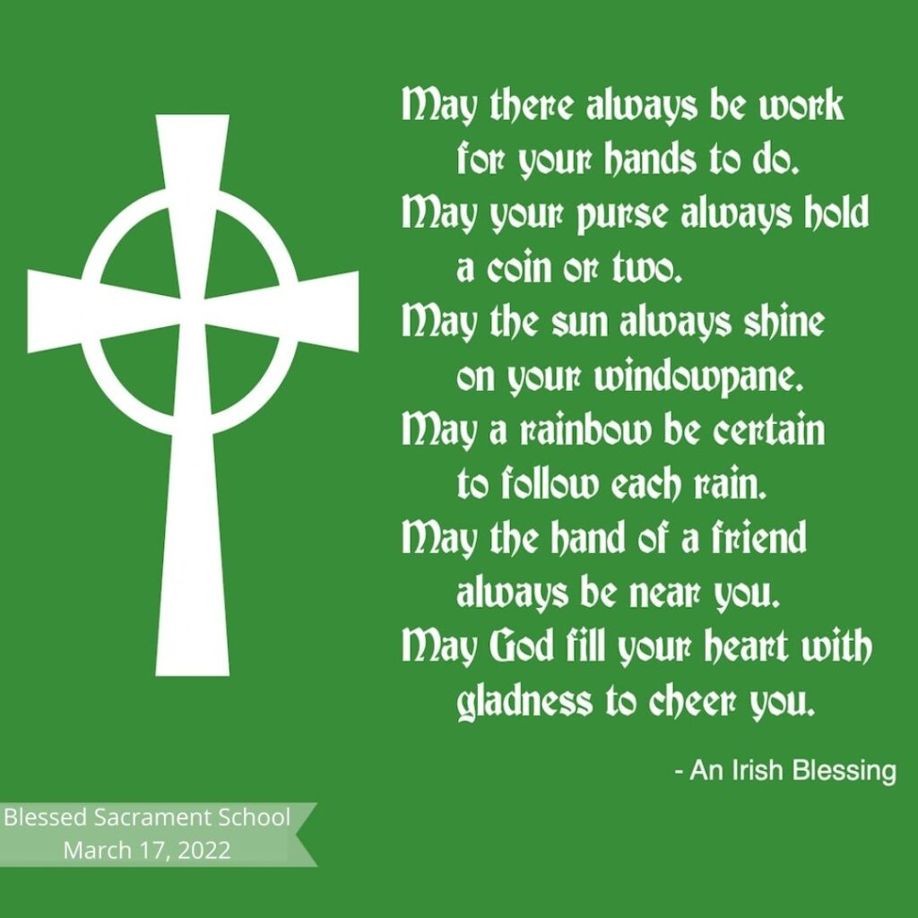 Happy Saint Patrick's Day, Thursday, March 17, 2022